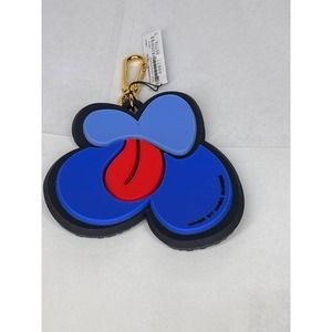 Marc by Marc Jacobs NWT Blue Red Keychain Bag Charm